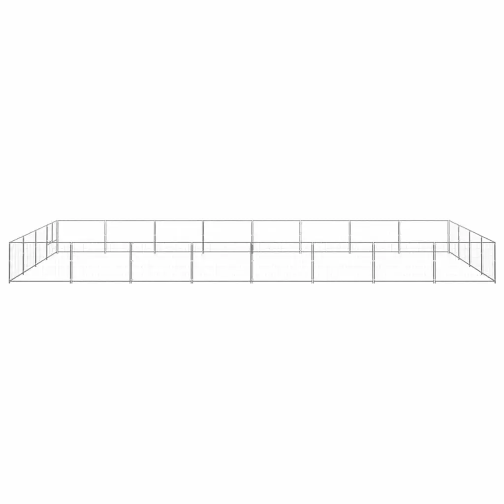 Dog Kennel Outdoor Steel Wire Mesh 32m² Exercise Pen