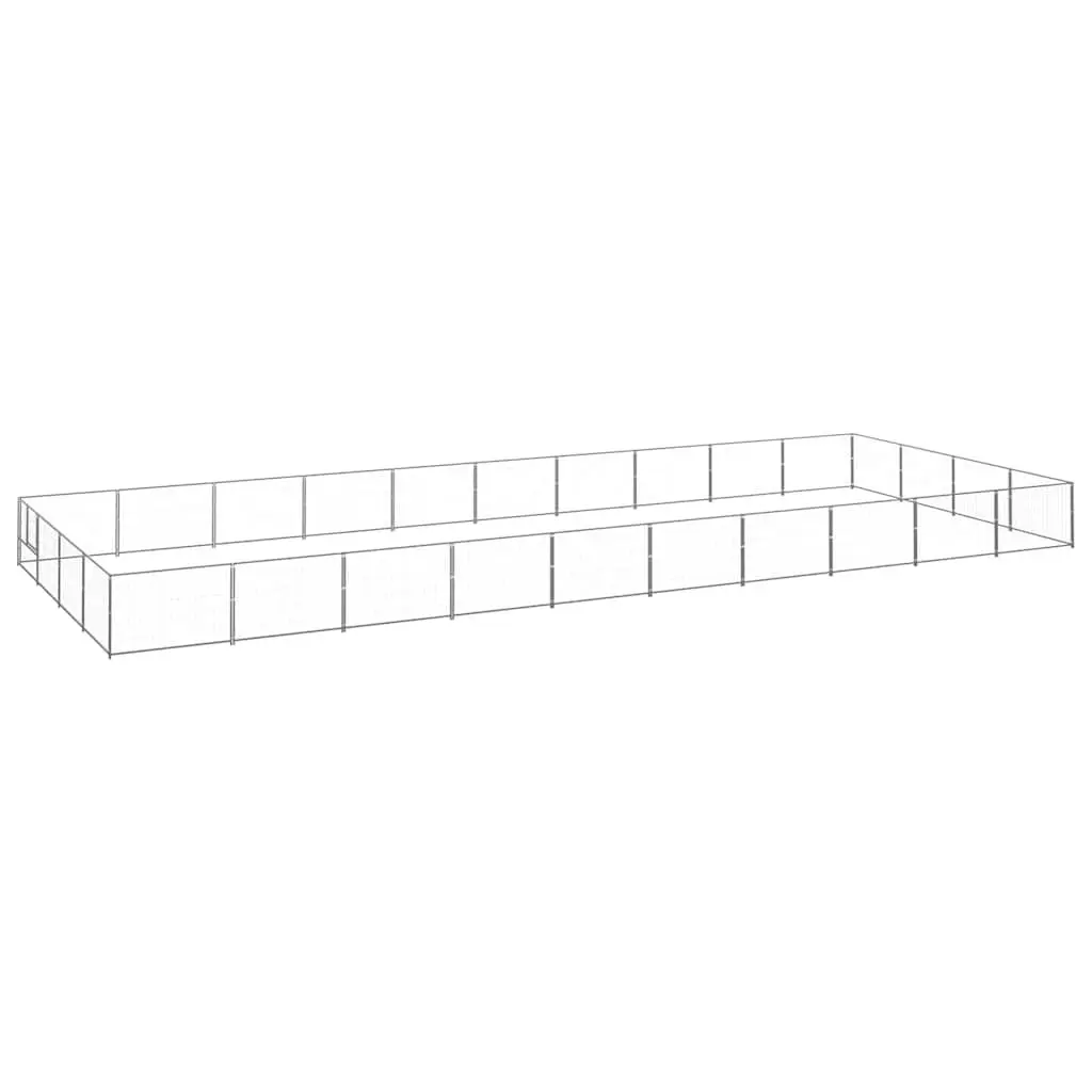 Dog Kennel Outdoor Steel Wire Mesh Enclosure 40 m²