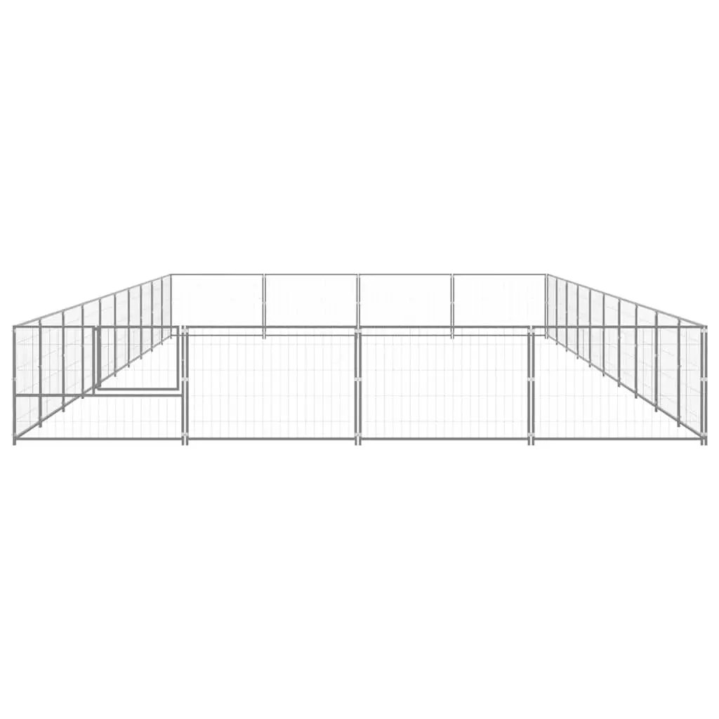 Dog Kennel Outdoor Steel Wire Mesh Enclosure 40 m²