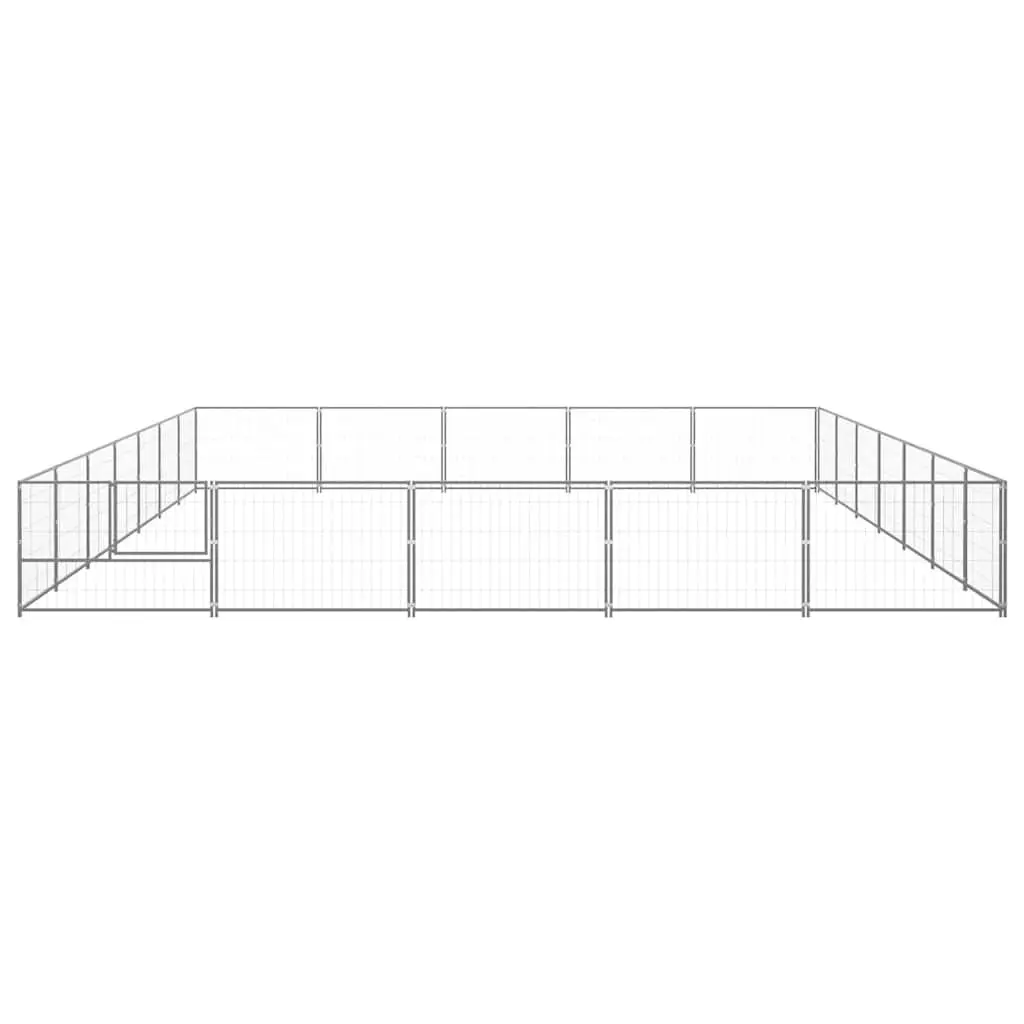 Dog Kennel Outdoor Steel Wire Mesh Ventilation Lockable Door Large