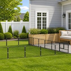 Dog Kennel Outdoor Pet Enclosure Steel Wire Mesh Large Exercise Space 48m²