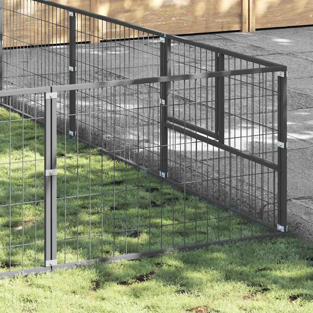 Dog Kennel Steel Wire Mesh Outdoor Exercise Run Playpen Large