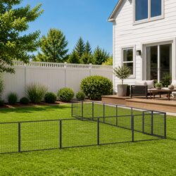 Dog Kennel 42 m² Outdoor Pet Enclosure Steel Wire Mesh Run Play Paradise