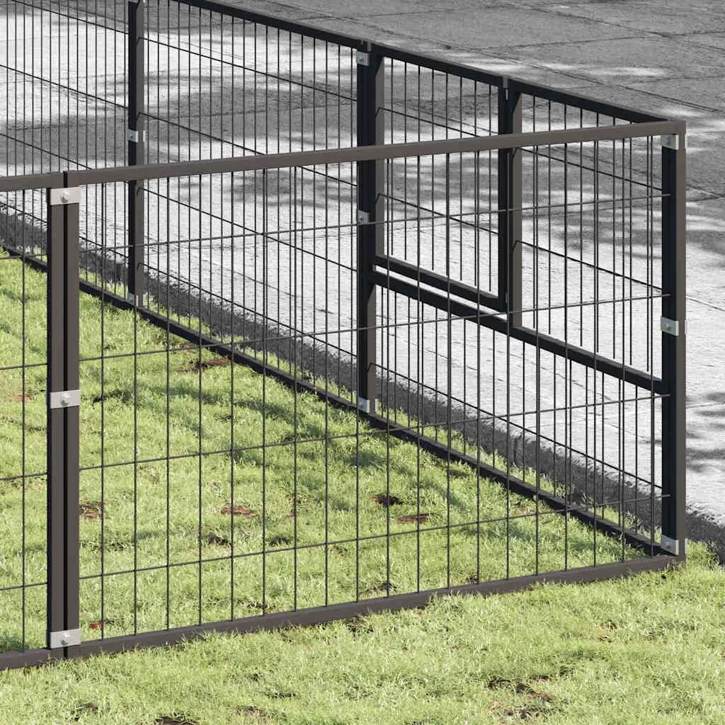 Dog Kennel Outdoor Steel Wire Mesh Enclosure Large
