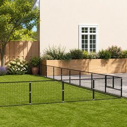 Your Dog's Secure Play Area in a Strong Kennel