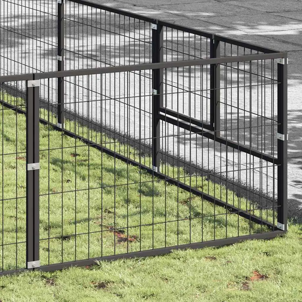 Dog Kennel Outdoor Steel Wire Mesh Enclosure Exercise Play Area