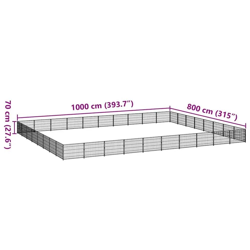 Dog Kennel Outdoor Steel Wire Mesh Enclosure Exercise Play Area