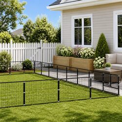 Your Dogs Will Love This Black Steel Dog Kennel