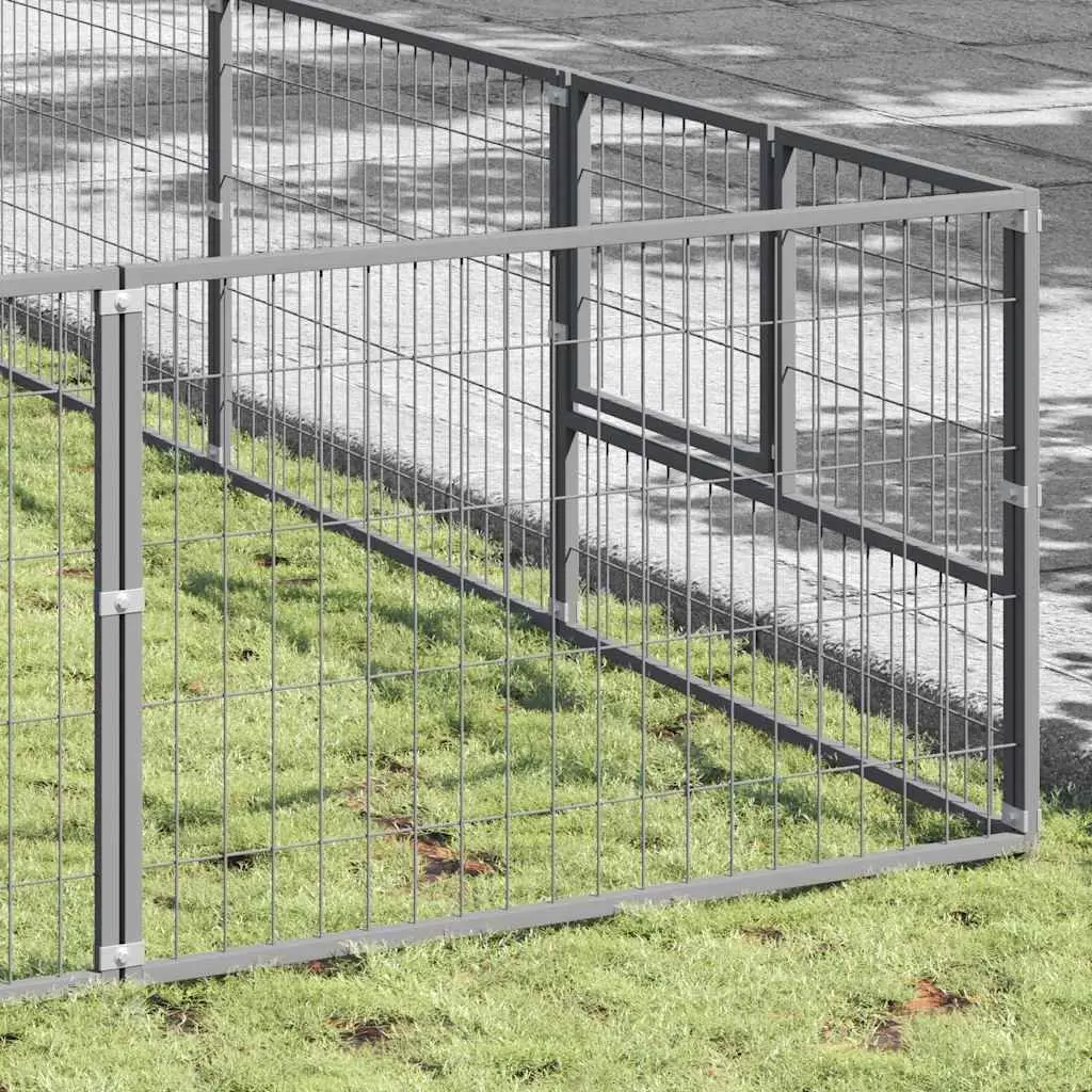 Dog Kennel Outdoor Steel Wire Mesh Exercise Playpen 81 m²
