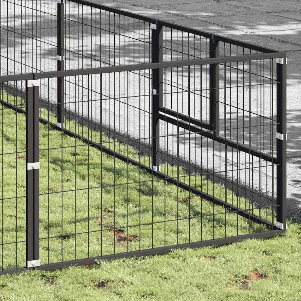 Dog Kennel Outdoor Run Large Steel Wire Mesh Enclosure