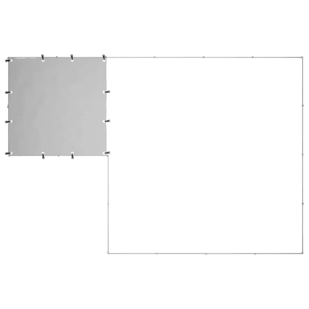 Outdoor Dog Kennel Steel Cage Run Enclosure Lockable Door 6.05m² Silver