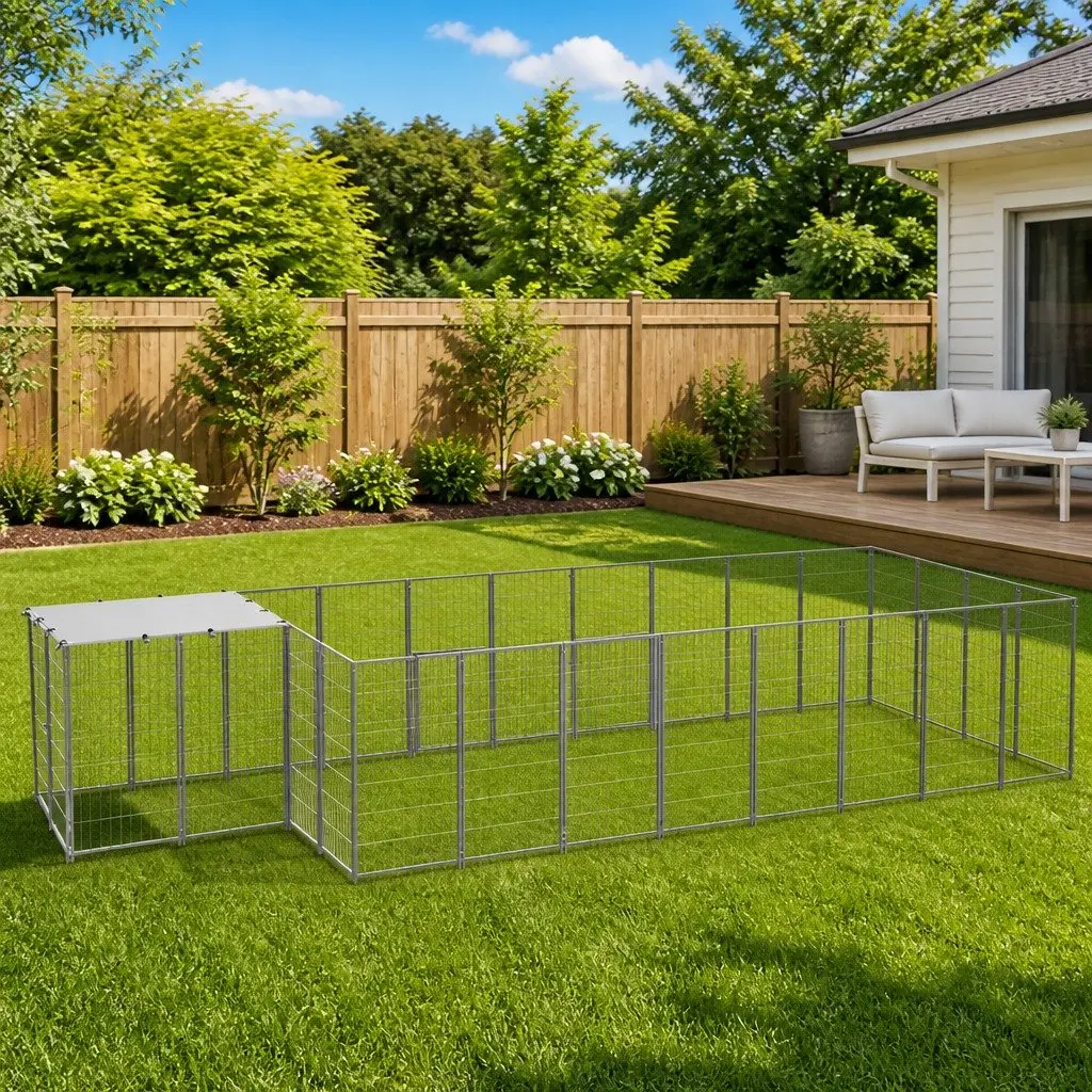 Outdoor Pet Enclosure for Fun and Safety