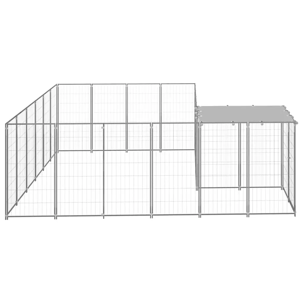 Dog Kennel Outdoor Run Enclosure Steel Wire Mesh Cage Large