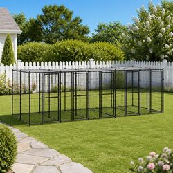 Secure and Spacious Dog Kennel for Outdoor Fun
