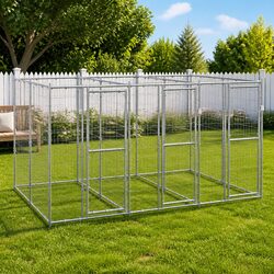Your Dog's Safe Haven: Outdoor Galvanised Steel Kennel