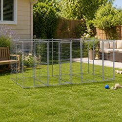 Secure and Ventilated Dog Kennel for Active Pets