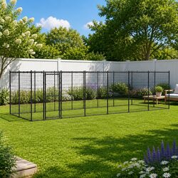 Your Dog's New Play Haven: Spacious Outdoor Kennel