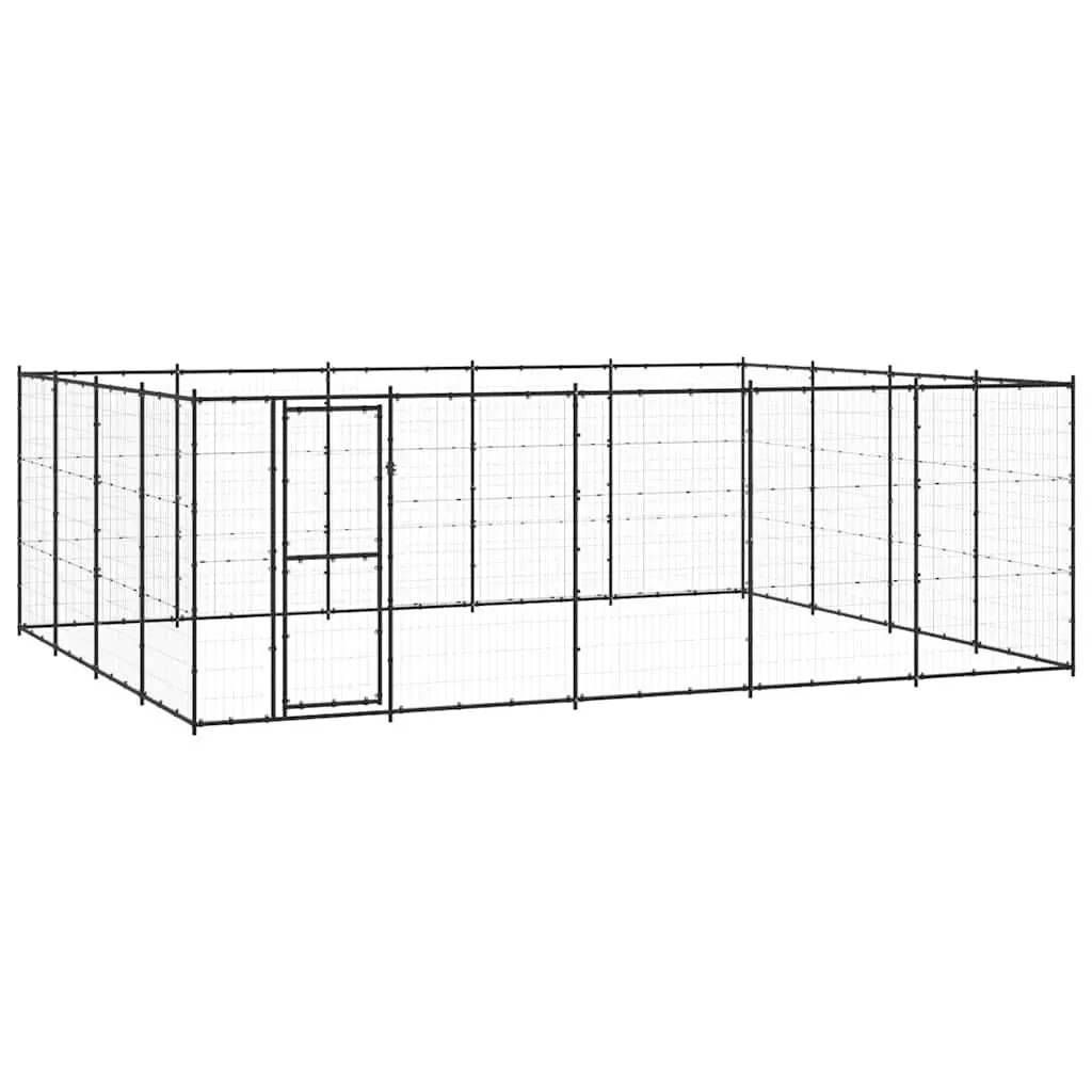 Dog Kennel Outdoor Steel Exercise Play Pen 24.2m²
