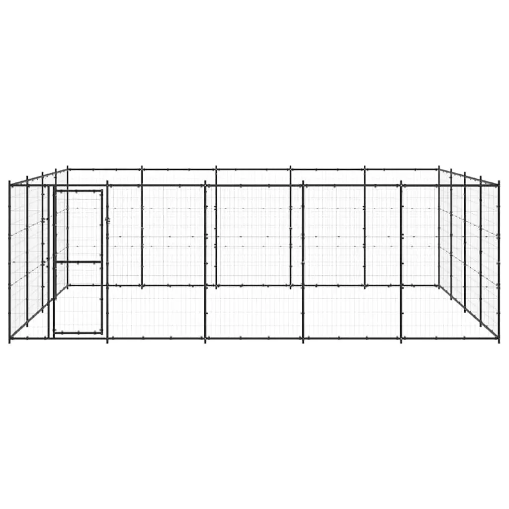 Dog Kennel Outdoor Steel Exercise Play Pen 24.2m²