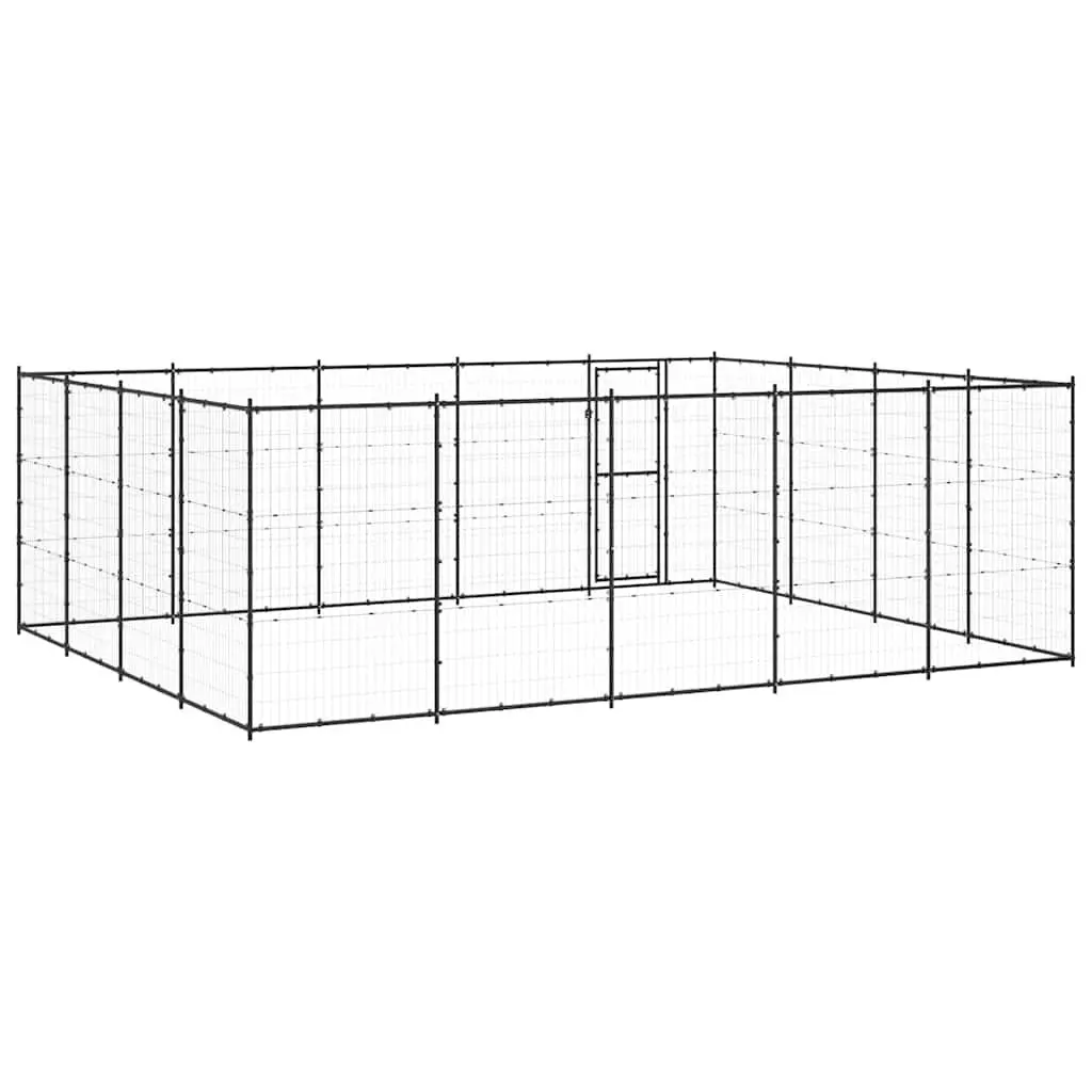 Dog Kennel Outdoor Steel Exercise Play Pen 24.2m²