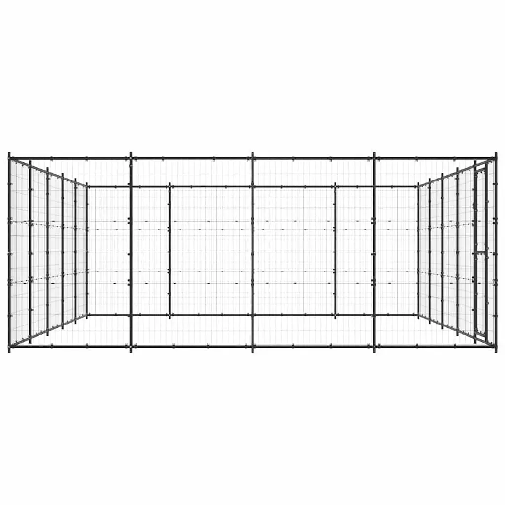 Dog Kennel Outdoor Steel Exercise Play Pen 24.2m²