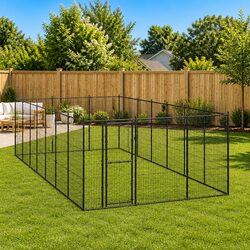 Friendly Outdoor Dog Kennel 21.78 m² Safe Exercise Space