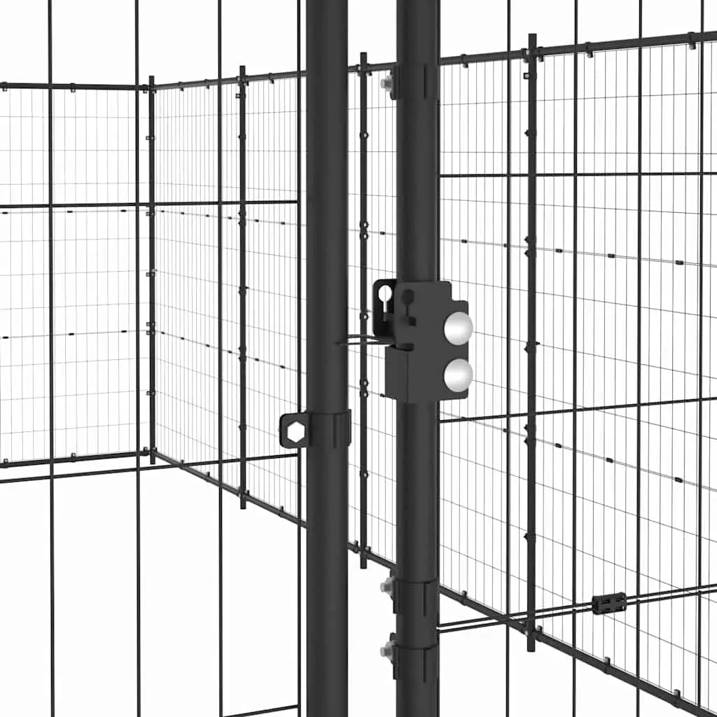 Dog Kennel Outdoor Run Enclosure Steel Mesh Large Play Area