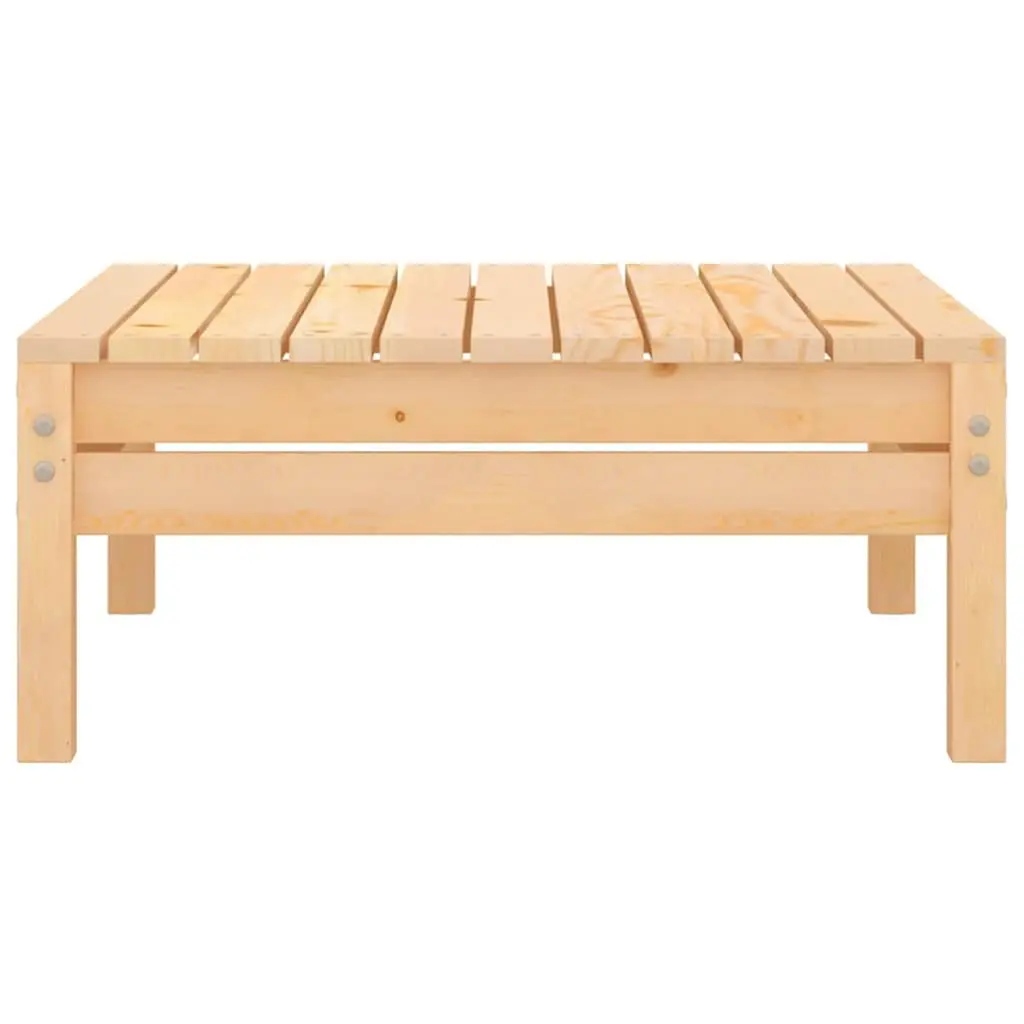 3 Piece Outdoor Lounge Set Solid Pinewood Garden Furniture Brown