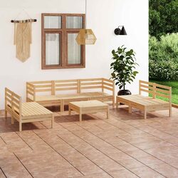 Your New Outdoor 8 Piece Lounge Set Awaits