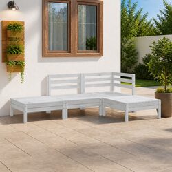 Your Perfect Outdoor Space with a 4-Piece Lounge Set