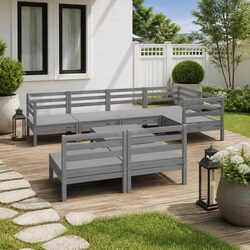 Your Ideal 8-Piece Wooden Lounge Set for Outdoors