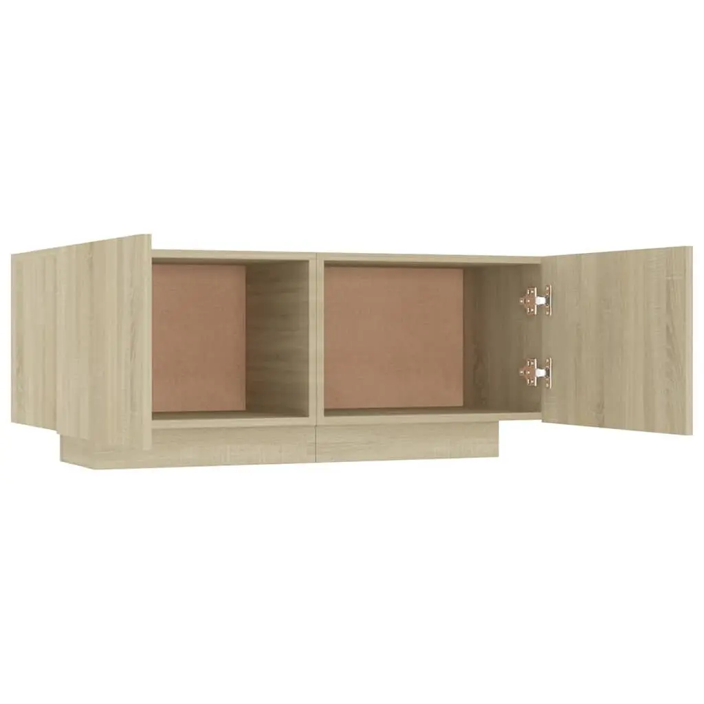 Bedside Cabinet Brown Storage Table Engineered Wood Nightstand Bedroom Furniture