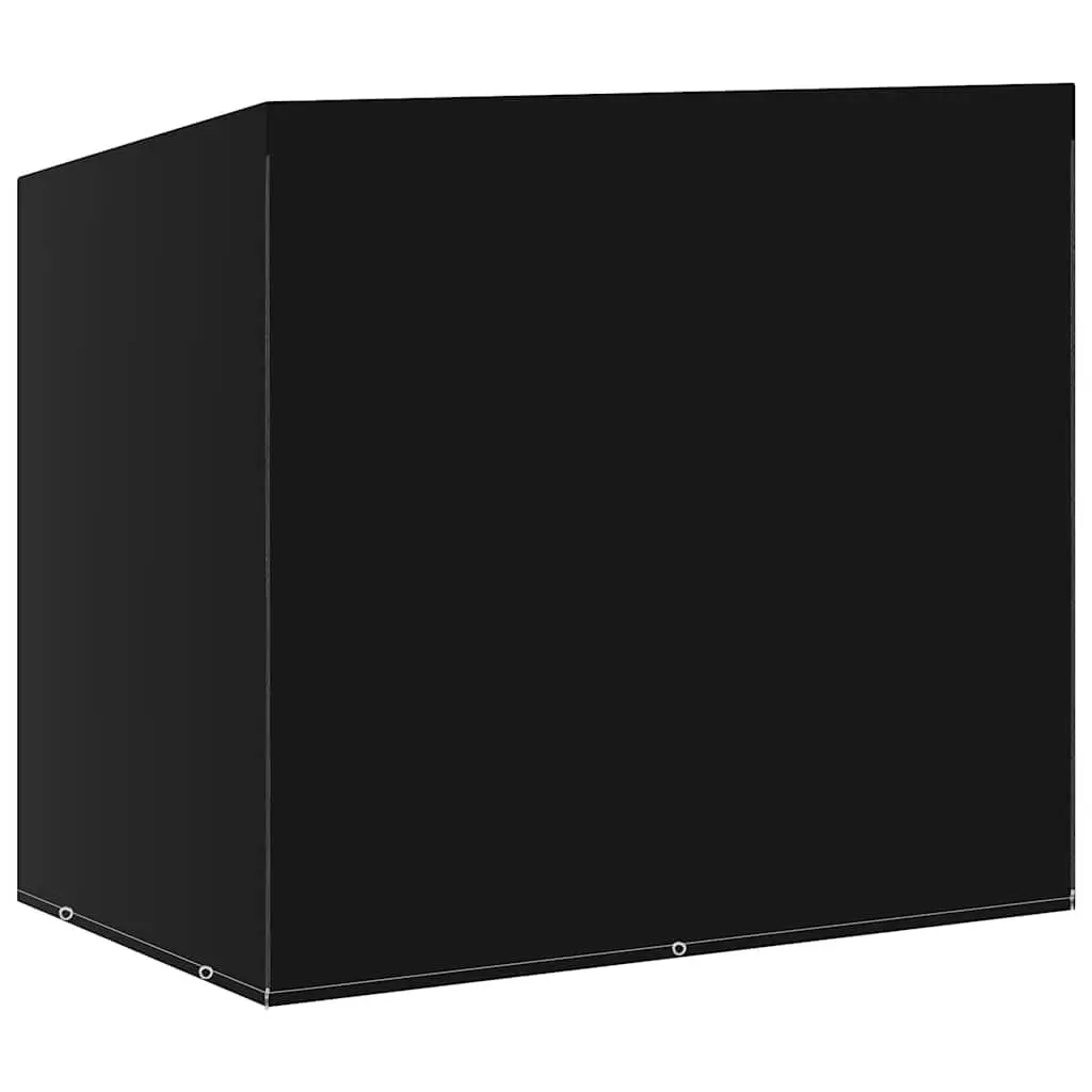 Swing Bench Cover Set 2 pcs Durable Water-Resistant UV-Resistant Black 135 x 105 x 175 cm