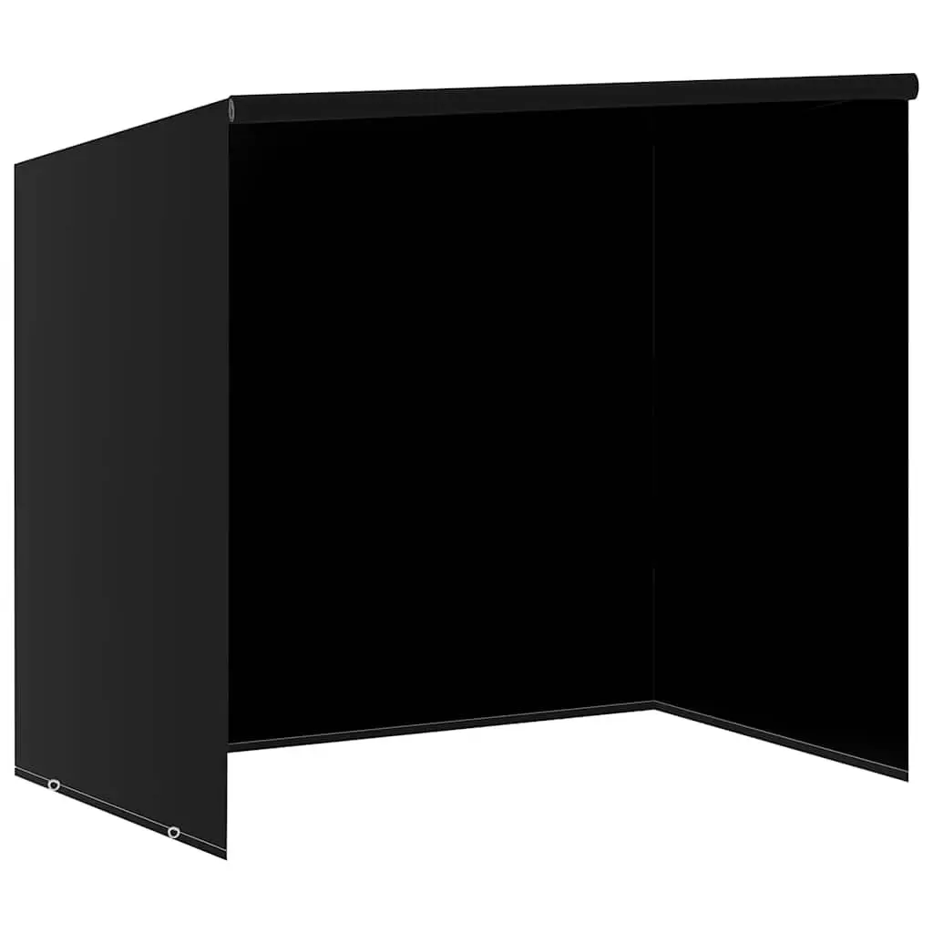 Swing Bench Cover Set 2 pcs Durable Water-Resistant UV-Resistant Black 135 x 105 x 175 cm