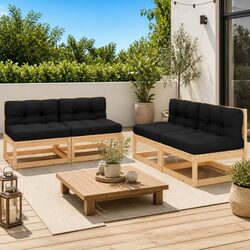 Your Comfortable 4 Piece Garden Lounge Set Awaits