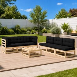 Your Friendly 7 Piece Garden Lounge Set Awaits