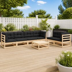 Your 7 Piece Garden Lounge Set Awaits with Cushions