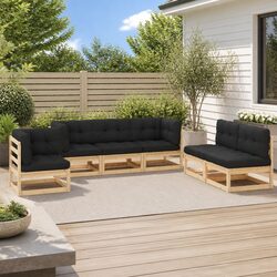 Your Perfect 6 Piece Garden Lounge Set in Anthracite