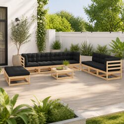Your Perfect 10-Piece Lounge Set for the Outdoors