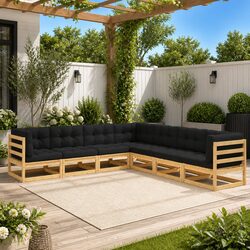 Your Perfect 7 Piece Garden Lounge Set Awaits