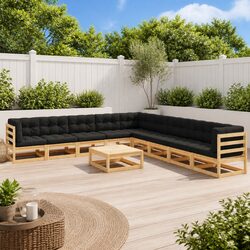 Your Perfect 10 Piece Garden Lounge Set with Cushions