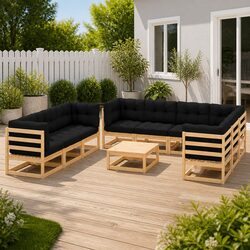 Friendly 10 Piece Garden Lounge Set for You