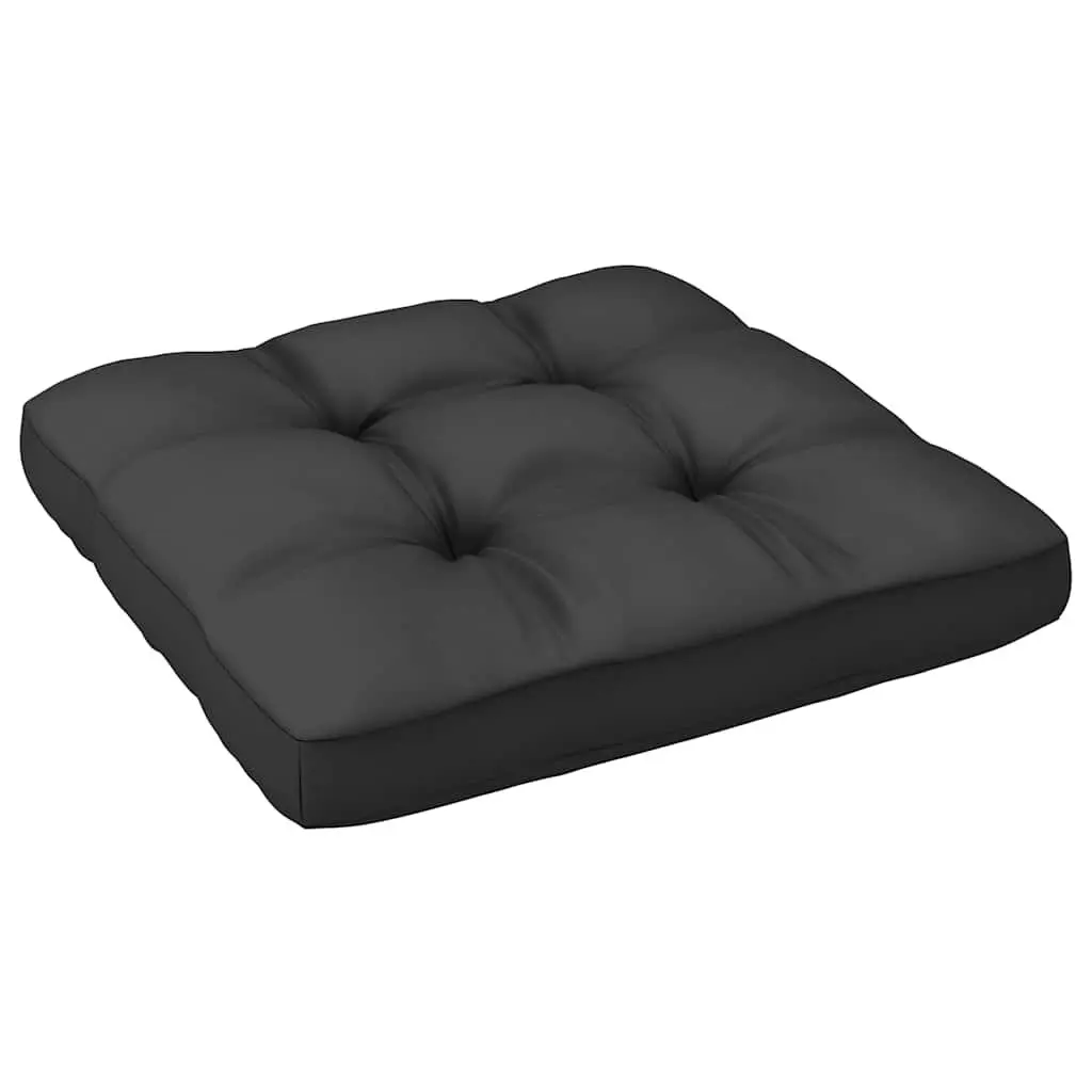 Garden Lounge Set 10 Piece Patio Furniture Modular Sofa Pinewood Anthracite