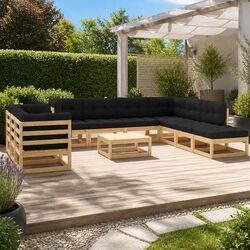 Relax with This 11-Piece Outdoor Lounge Set