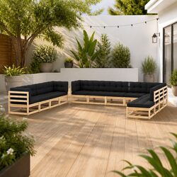 Friendly 12 Piece Garden Lounge Set for Your Outdoors