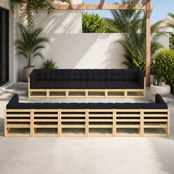 Garden Lounge Set - Modular 12-Piece Sofa Furniture
