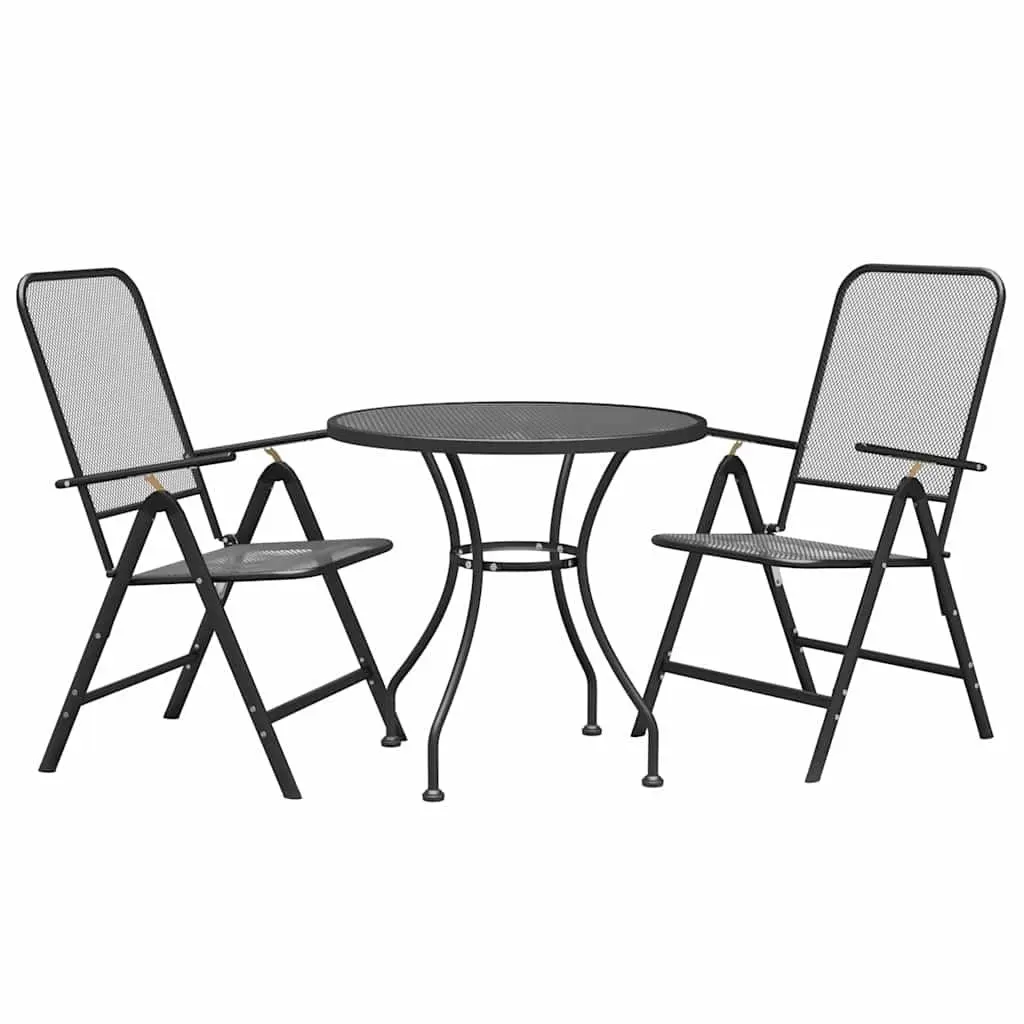 Garden Dining Set with Folding Chairs