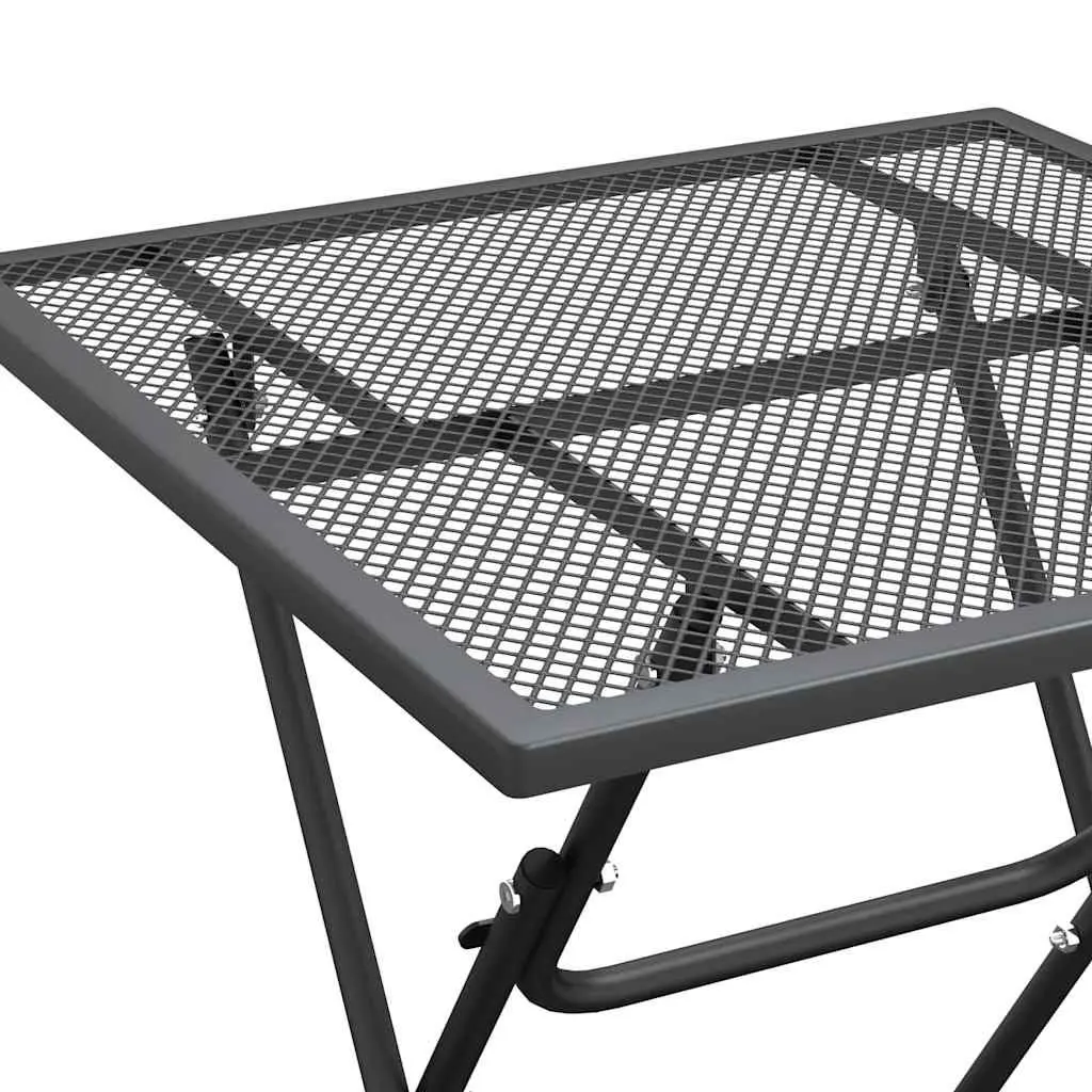 Garden Dining Set Foldable Anthracite 5 Piece