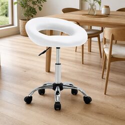 Your New Favorite Swivel Dining Chair in White