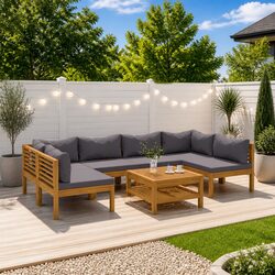 Your Outdoor Haven Awaits with a 7 Piece Lounge Set